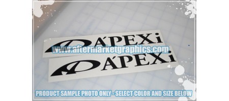 Apexi Performance Decals 01- Pair (2 pieces)